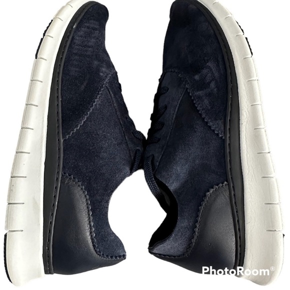 Vionic 355 Taylor  Navy Suede Lace Up  Casual Size 10 - Picture 7 of 8